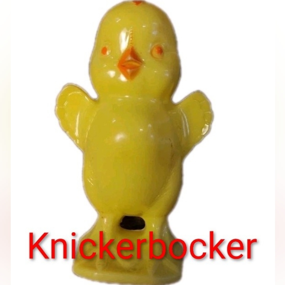 vintage Knickerbocker hard plastic Easter chick